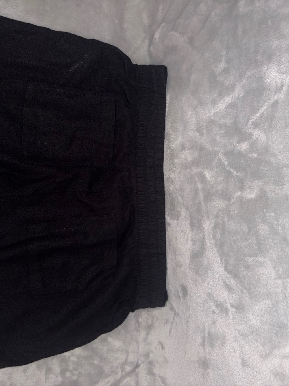 GAP Black Drawstring Linen-Blend Casual Shorts New With Tags - Picture 8 of 9